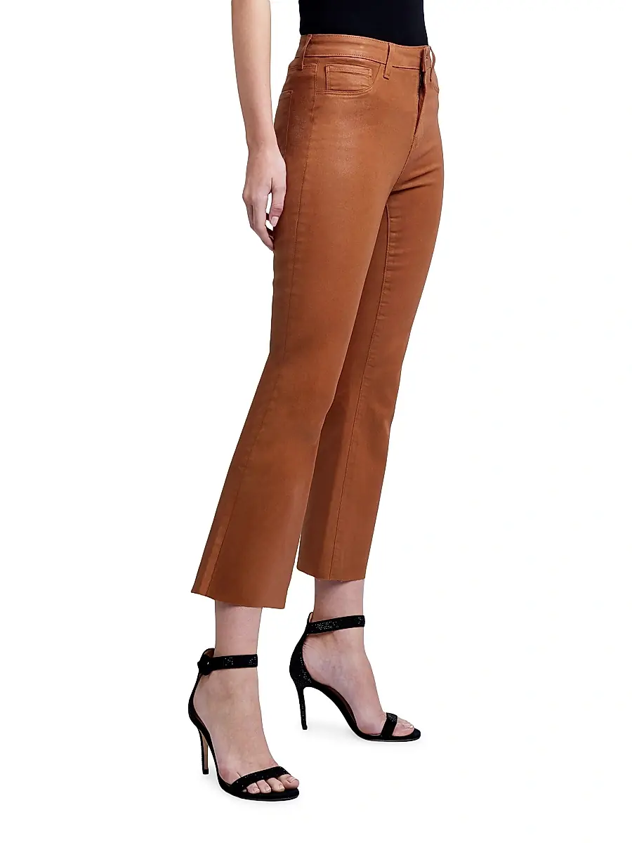 L'Agence Women's Kendra High-Rise Crop Flare Pants | Thumbnail 4 L'Agence Women's Kendra High-Rise Crop Flare Pants | Thumbnail 4