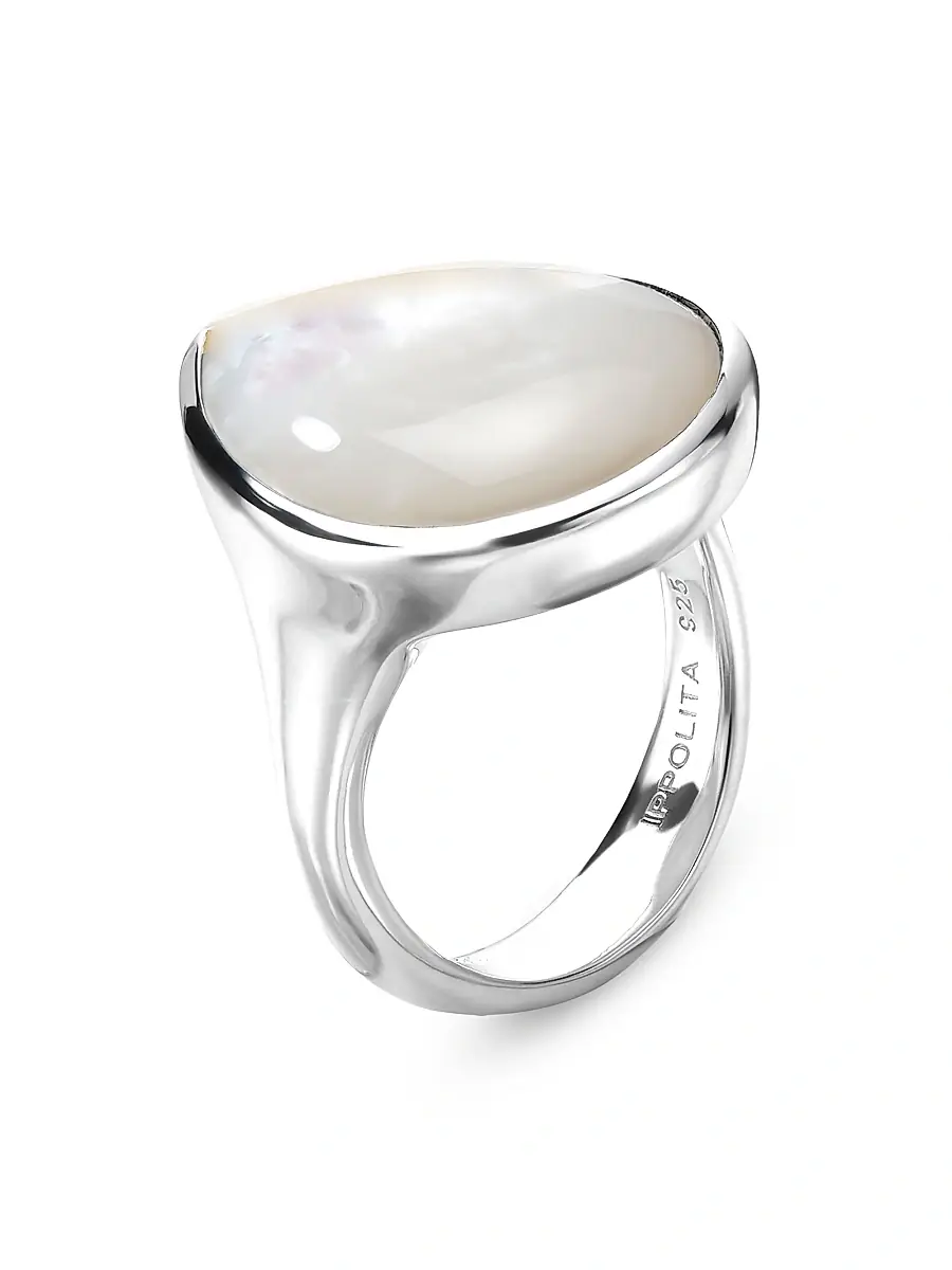 Ippolita Women's Ondine Sterling Silver & Mother-Of-Pearl Teardrop Ring | Thumbnail 2