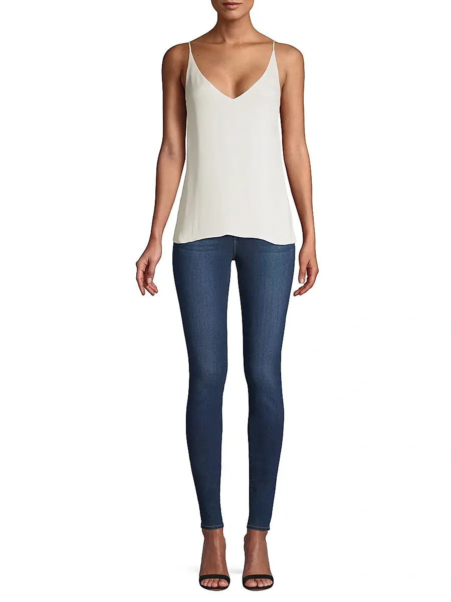L'Agence Women's Gabriella V-Neck Tank | Thumbnail 2