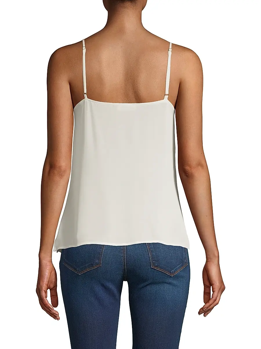 L'Agence Women's Gabriella V-Neck Tank | Thumbnail 4