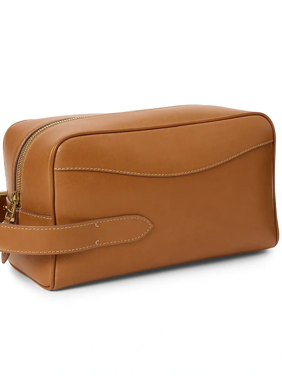 Ralph Lauren Purple Label Bedford Leather Toiletry Bag | Thumbnail 3 Ralph Lauren Purple Label Bedford Leather Toiletry Bag | Thumbnail 3