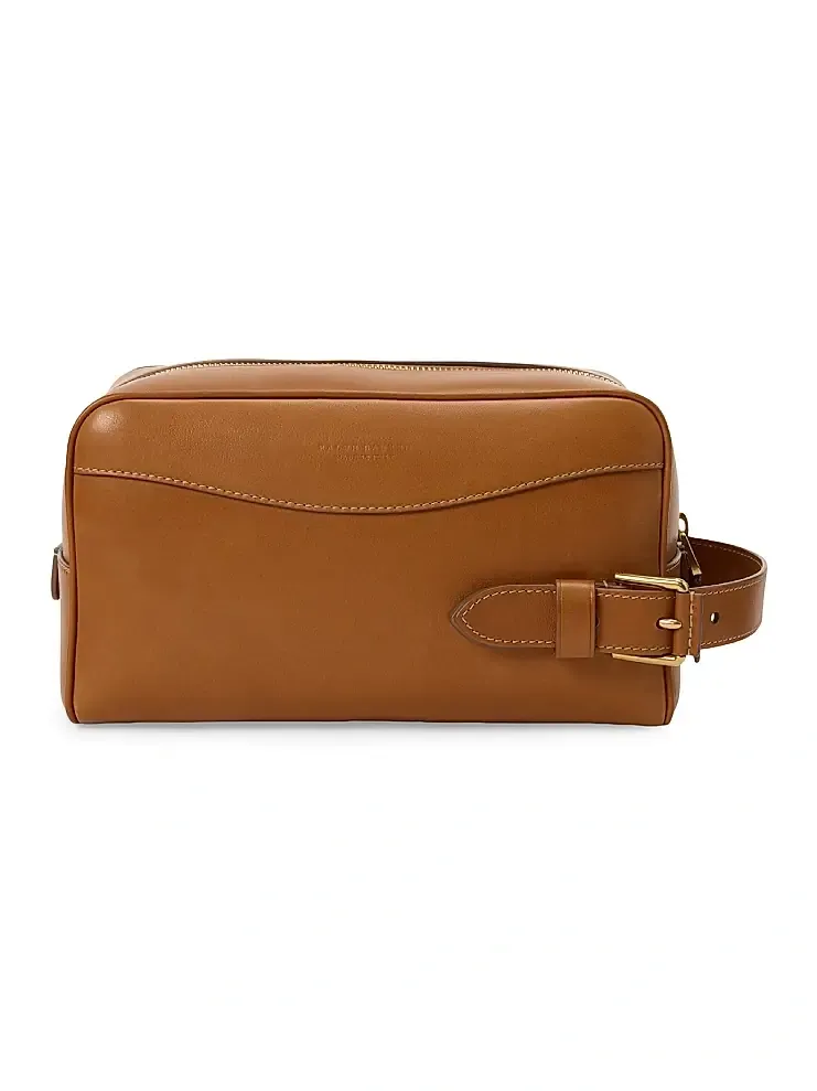 Bedford Leather Toiletry Bag