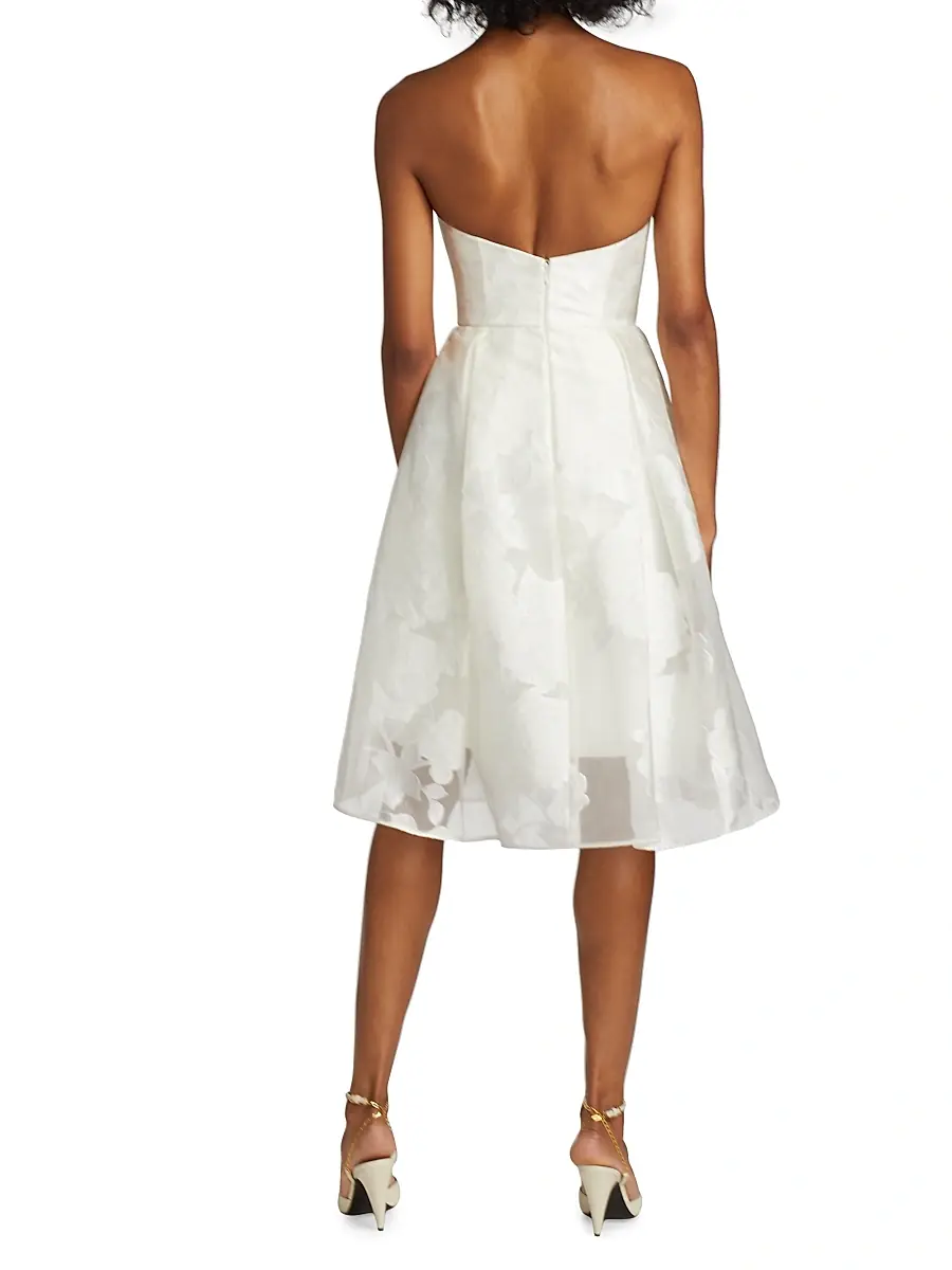 Amsale Women's Rose Fil Coupe Fit-&-Flare Dress | Thumbnail 5