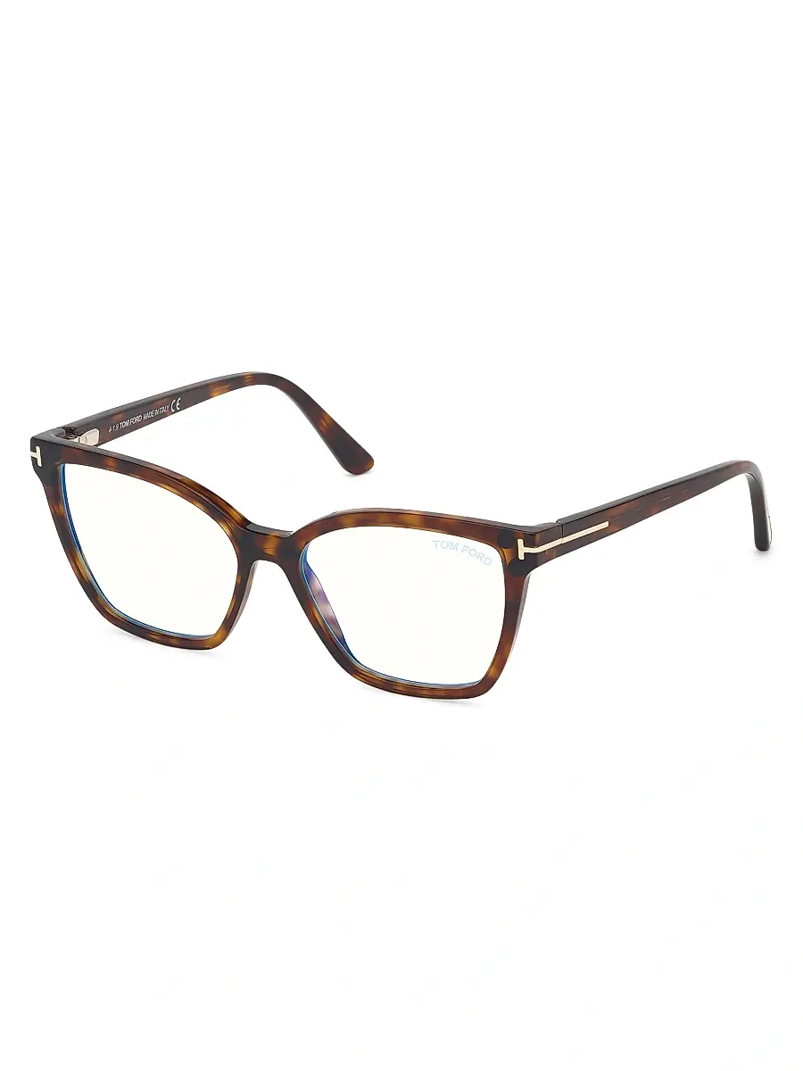 Tom Ford Women's 53MM Square Blue Filter Eyeglasses | Thumbnail 2 Tom Ford Women's 53MM Square Blue Filter Eyeglasses | Thumbnail 2