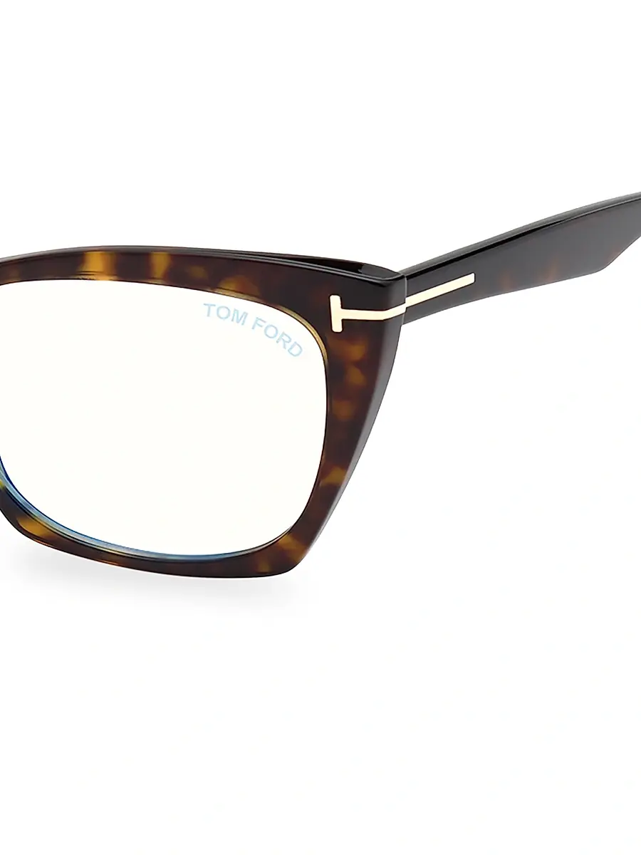 Tom Ford Women's 54MM Cat-Eye Blue Filter Eyeglasses | Thumbnail 3 Tom Ford Women's 54MM Cat-Eye Blue Filter Eyeglasses | Thumbnail 3