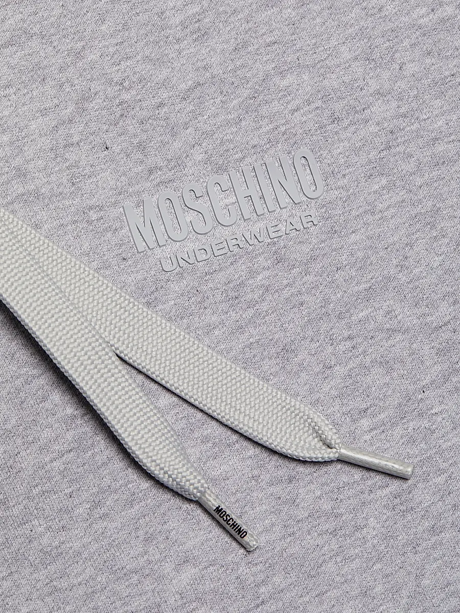 MOSCHINO Women's Hooded Logo-Tape Minidress | Thumbnail 7