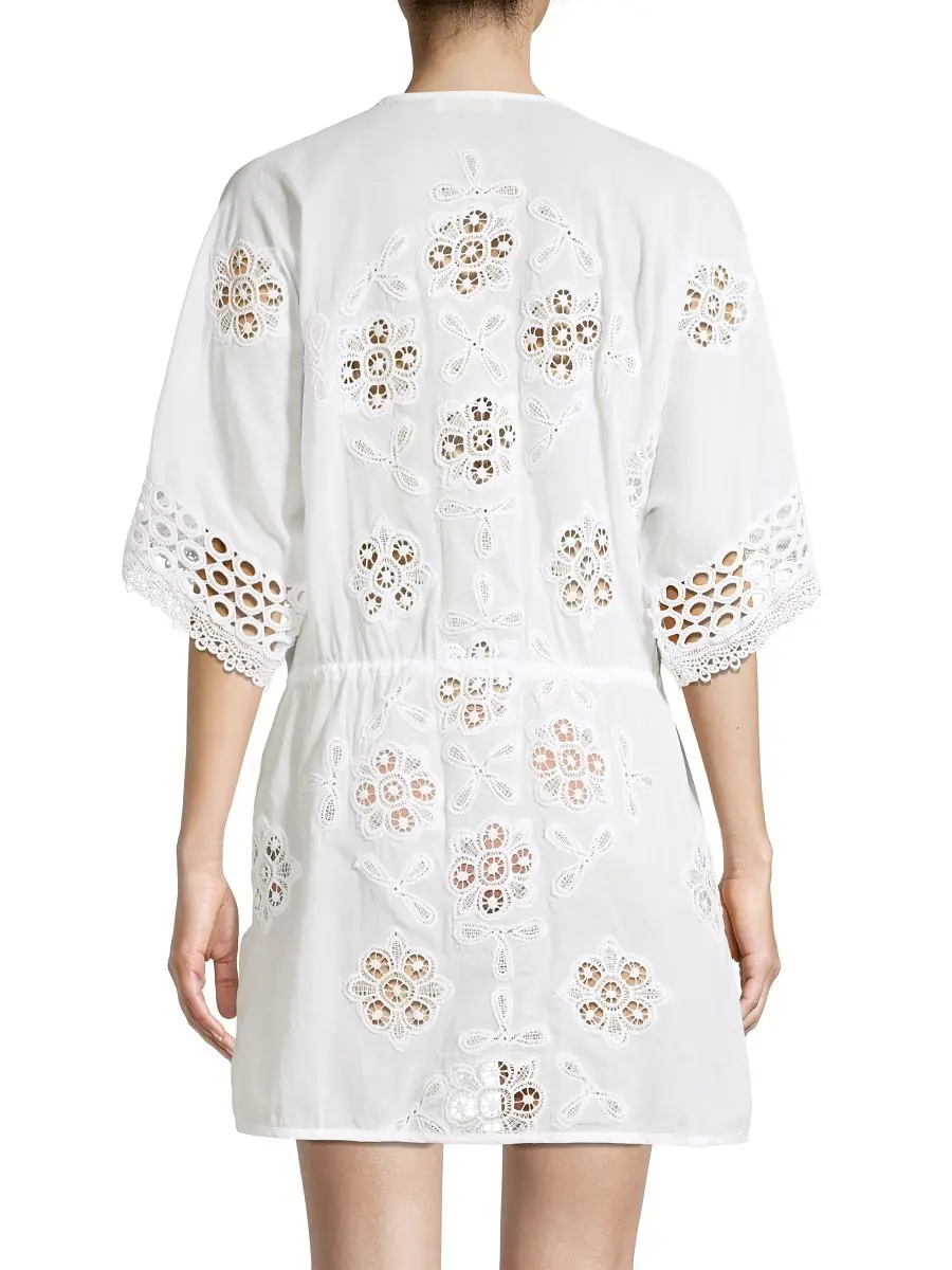Ramy Brook Women's Delphine Coverup - White | Thumbnail 3 Ramy Brook Women's Delphine Coverup - White | Thumbnail 3