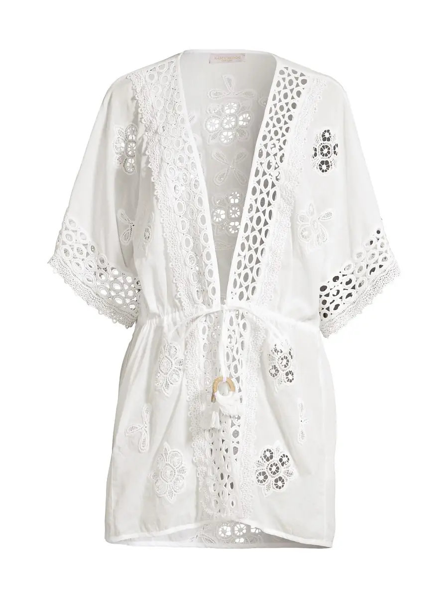 Ramy Brook Women's Delphine Coverup - White | Thumbnail 5 Ramy Brook Women's Delphine Coverup - White | Thumbnail 5