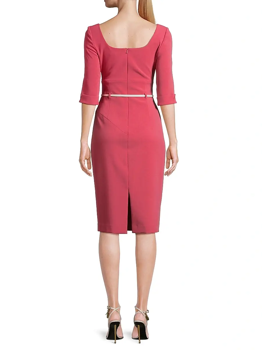 BLACK HALO Women's Jackie O Loft Woven Sheath Dress | Thumbnail 5