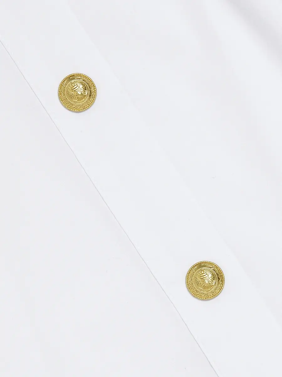 L'Agence Women's Cosette Crop High-Low Shirt | Thumbnail 7