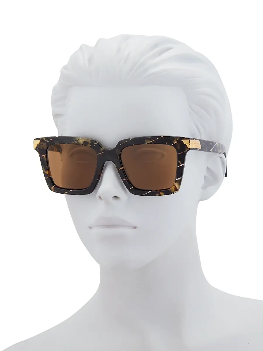 Bottega Veneta Women's 53MM Square Sunglasses | Thumbnail 4