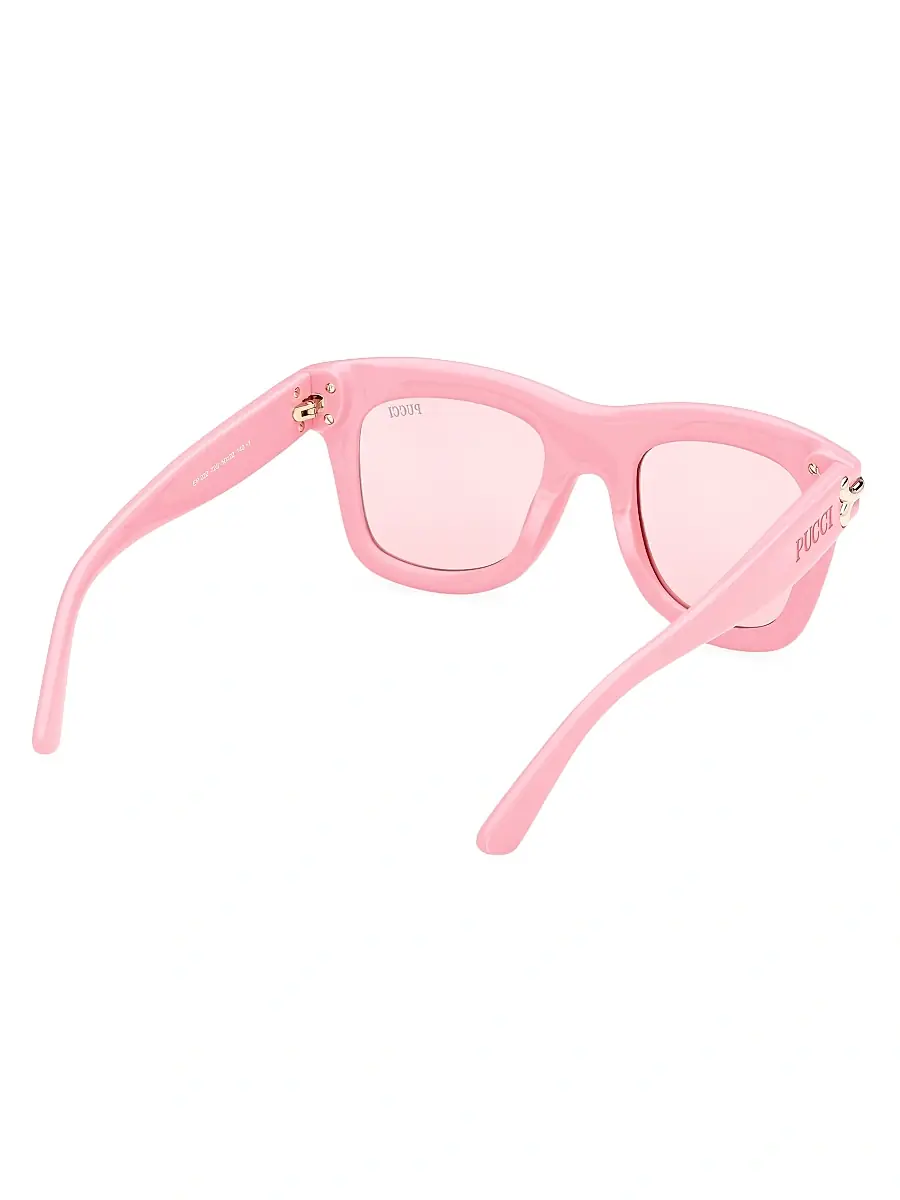 PUCCI Women's 50MM Logo-Detailed Square Sunglasses | Thumbnail 6 PUCCI Women's 50MM Logo-Detailed Square Sunglasses | Thumbnail 6