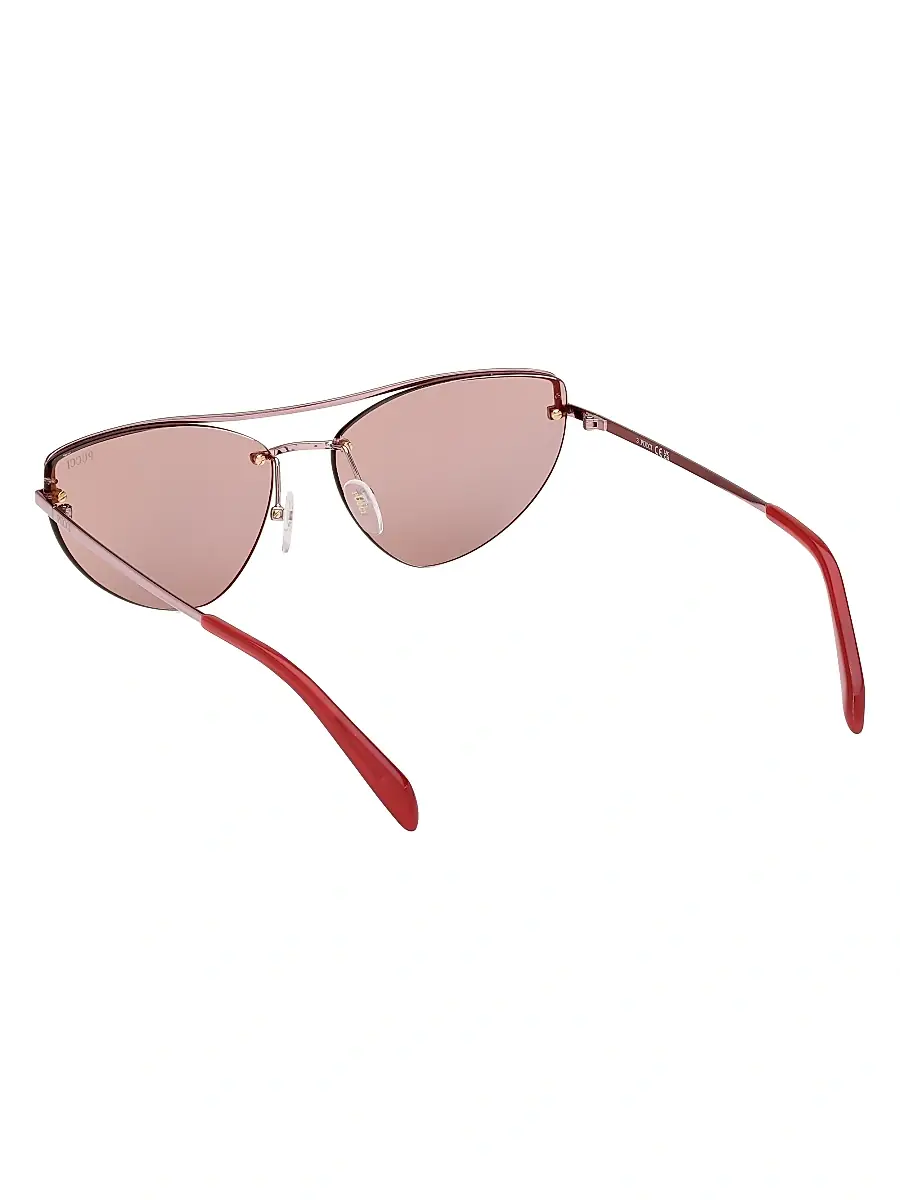 Pucci Women's 59MM Cat-Eye Sunglasses - Shiny Pink Rose Mirror | Thumbnail 4 Pucci Women's 59MM Cat-Eye Sunglasses - Shiny Pink Rose Mirror | Thumbnail 4