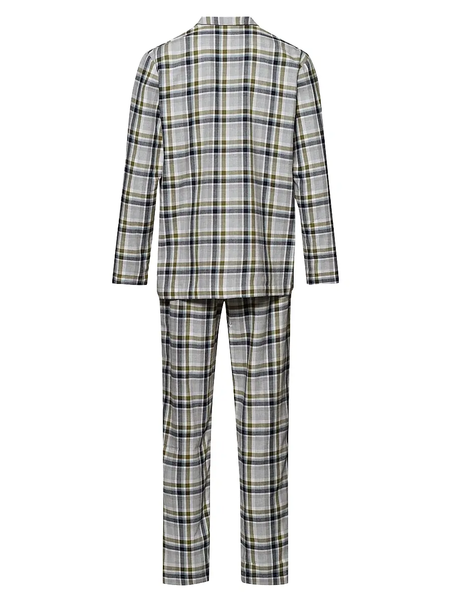 Hanro Men's Cozy Comfort Check Pajamas - Wintry Check | Thumbnail 3 Hanro Men's Cozy Comfort Check Pajamas - Wintry Check | Thumbnail 3