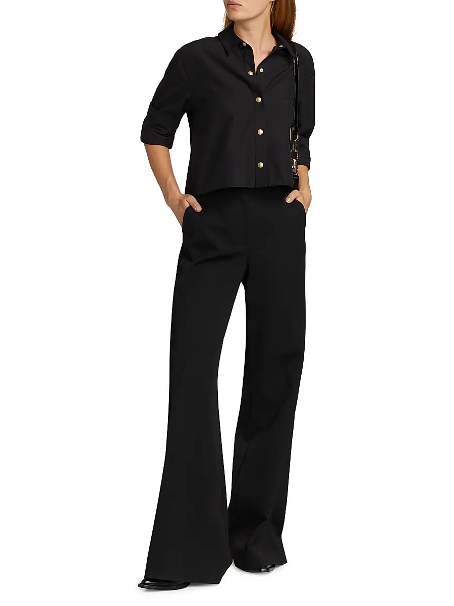 L'Agence Women's Pilar Mid-Rise Flare Trousers | Thumbnail 2 L'Agence Women's Pilar Mid-Rise Flare Trousers | Thumbnail 2