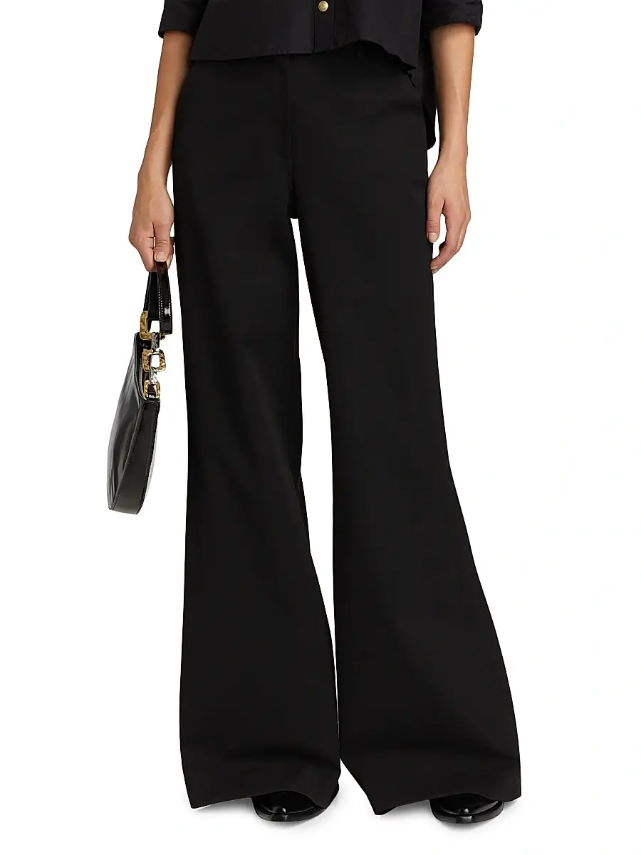 L'Agence Women's Pilar Mid-Rise Flare Trousers | Thumbnail 3 L'Agence Women's Pilar Mid-Rise Flare Trousers | Thumbnail 3