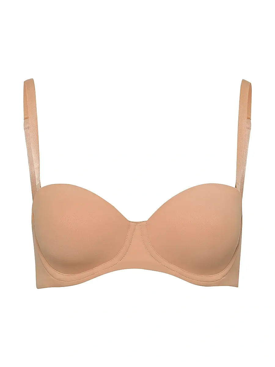 Women's Allure Strapless Convertible T-Shirt Bra - Tan