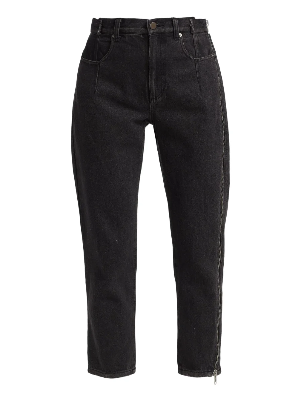 Women's High-Rise Zip Detail Jeans Women's High-Rise Zip Detail Jeans