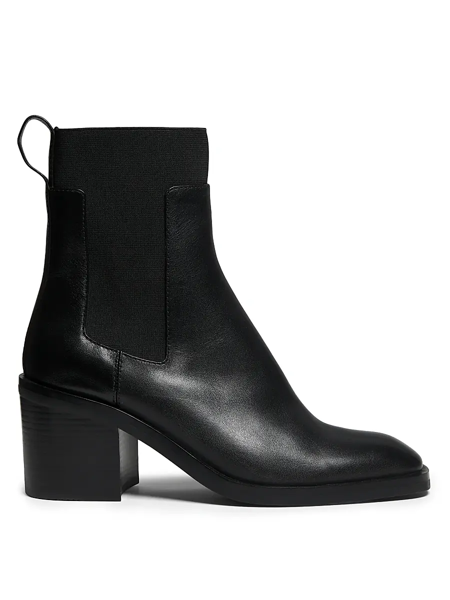 3.1 Phillip Lim Women's Alexa 70MM Leather Chelsea Boots - Black | Image 1 3.1 Phillip Lim Women's Alexa 70MM Leather Chelsea Boots - Black | Image 1
