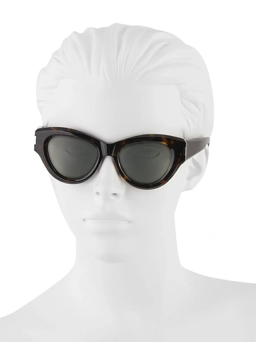 Saint Laurent Women's 51MM Cat-Eye Sunglasses | Thumbnail 4 Saint Laurent Women's 51MM Cat-Eye Sunglasses | Thumbnail 4