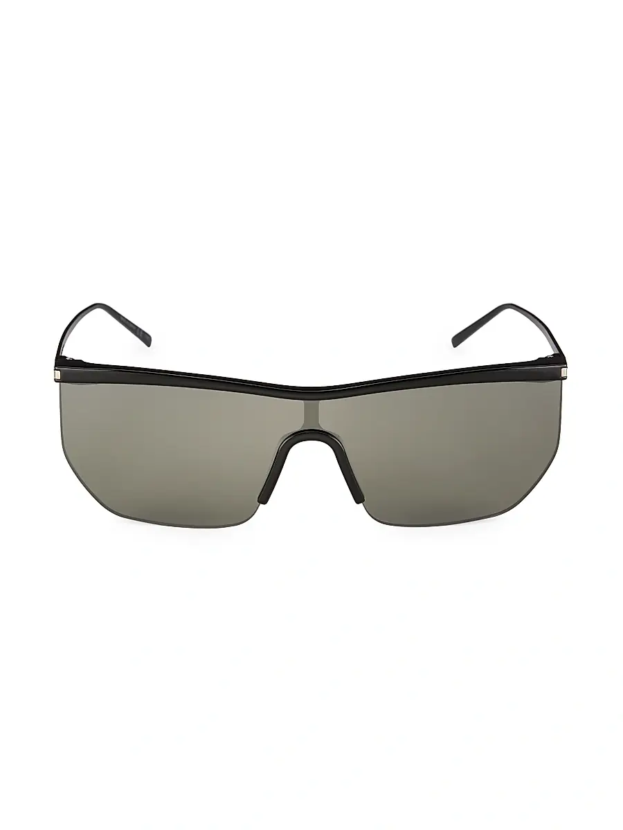 Saint Laurent Women's The Mask 99MM Mask Sunglasses | Image 1 Saint Laurent Women's The Mask 99MM Mask Sunglasses | Image 1