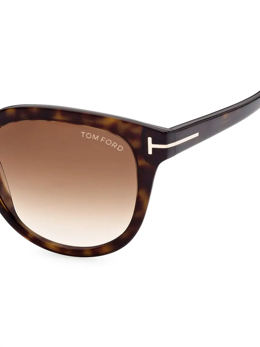 TOM FORD Women's Olivia 54MM Round Sunglasses - Shiny Classics | Thumbnail 2 TOM FORD Women's Olivia 54MM Round Sunglasses - Shiny Classics | Thumbnail 2