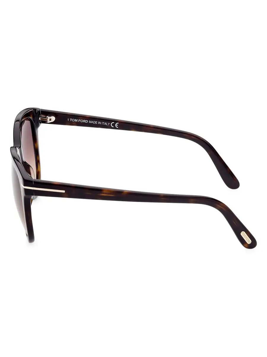 TOM FORD Women's Olivia 54MM Round Sunglasses - Shiny Classics | Thumbnail 3 TOM FORD Women's Olivia 54MM Round Sunglasses - Shiny Classics | Thumbnail 3
