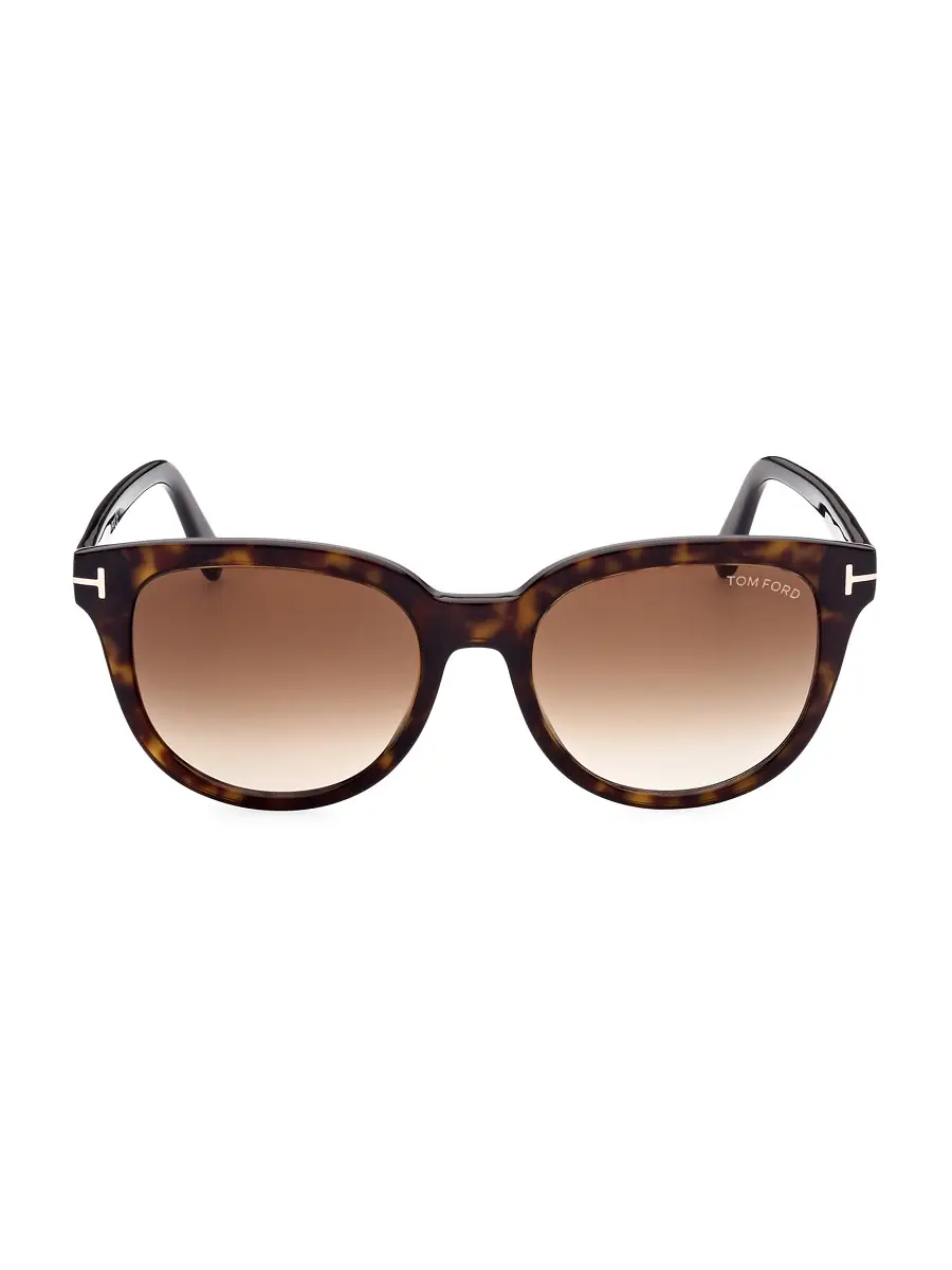 TOM FORD Women's Olivia 54MM Round Sunglasses - Shiny Classics | Thumbnail 5 TOM FORD Women's Olivia 54MM Round Sunglasses - Shiny Classics | Thumbnail 5