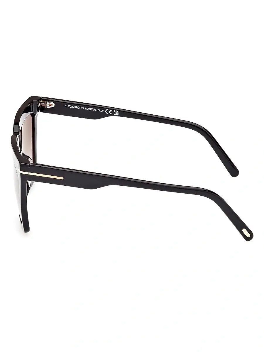 TOM FORD Women's 56MM Geometric Sunglasses - Black Gradient Smoke Pink | Thumbnail 4 TOM FORD Women's 56MM Geometric Sunglasses - Black Gradient Smoke Pink | Thumbnail 4