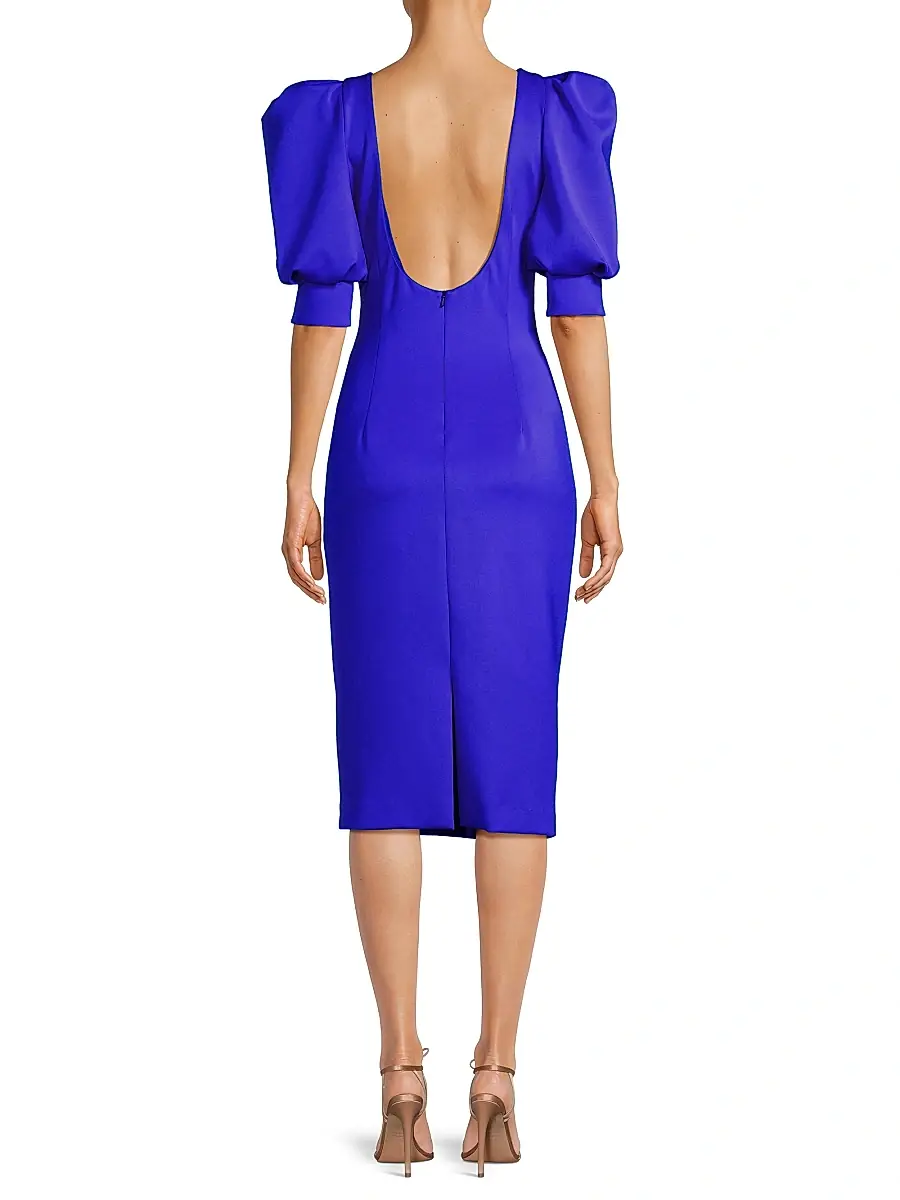 BLACK HALO Women's Zella Scoopback Cocktail Dress | Thumbnail 5 BLACK HALO Women's Zella Scoopback Cocktail Dress | Thumbnail 5