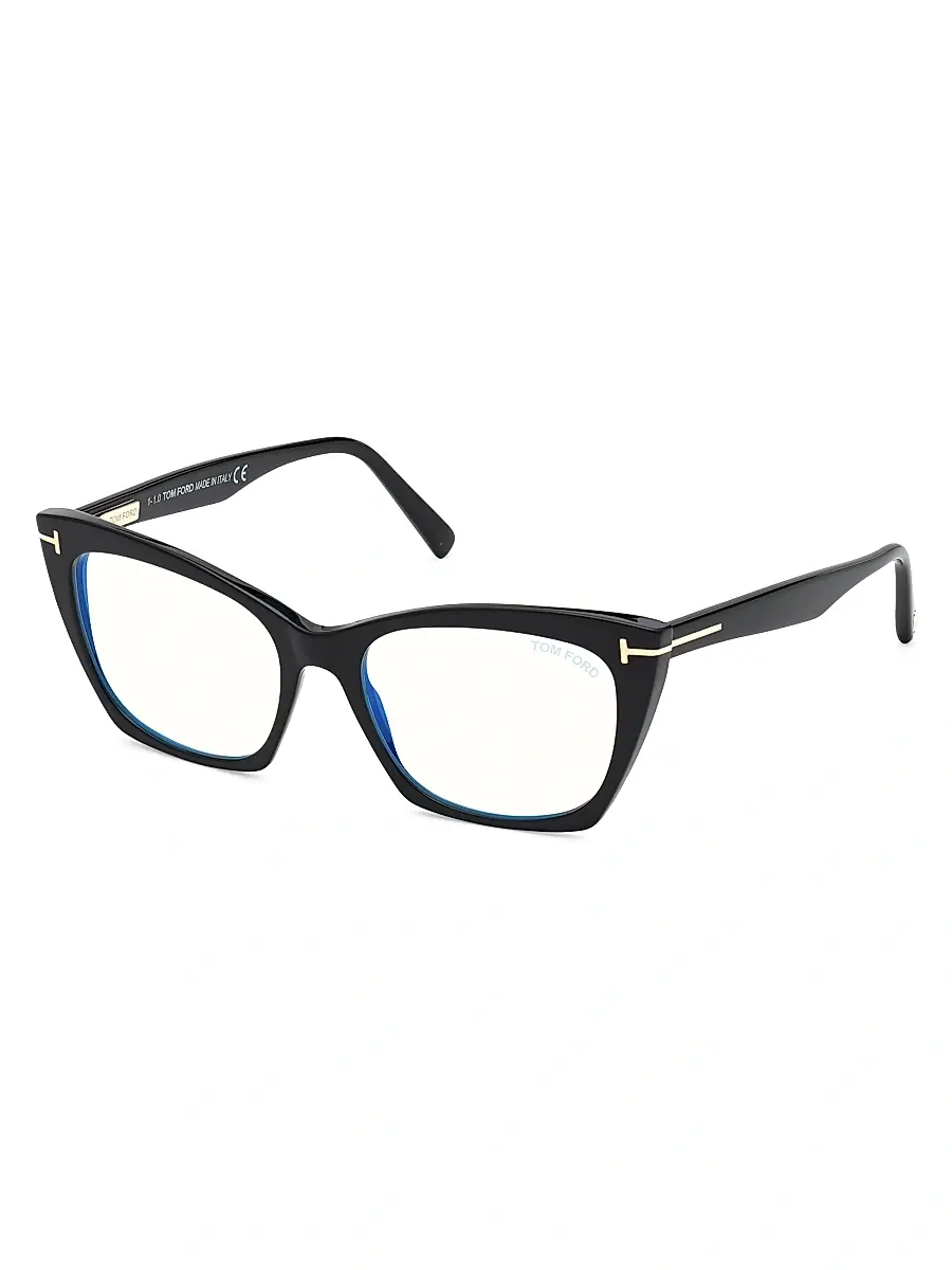 Tom Ford Women's 54MM Cat-Eye Blue Block Optical Glasses | Thumbnail 2 Tom Ford Women's 54MM Cat-Eye Blue Block Optical Glasses | Thumbnail 2