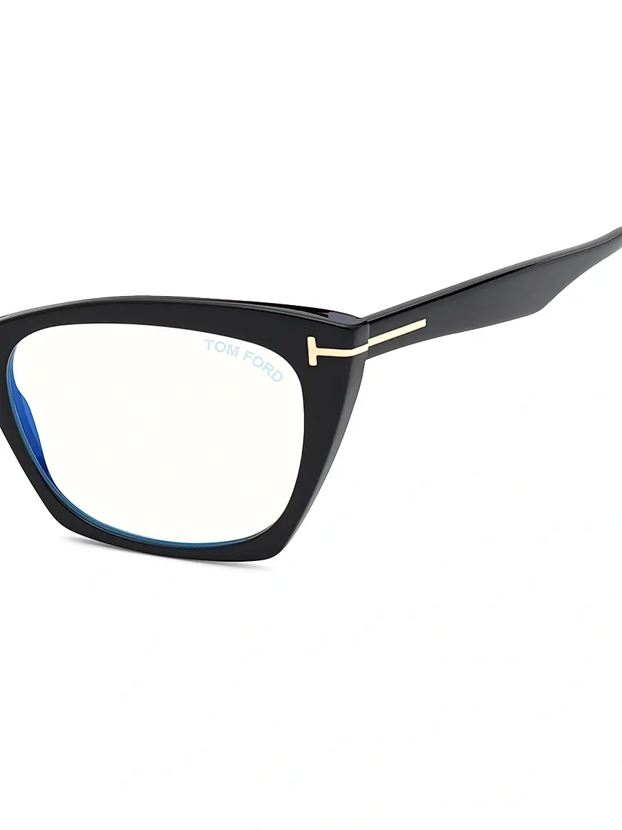 Tom Ford Women's 54MM Cat-Eye Blue Block Optical Glasses | Thumbnail 5 Tom Ford Women's 54MM Cat-Eye Blue Block Optical Glasses | Thumbnail 5