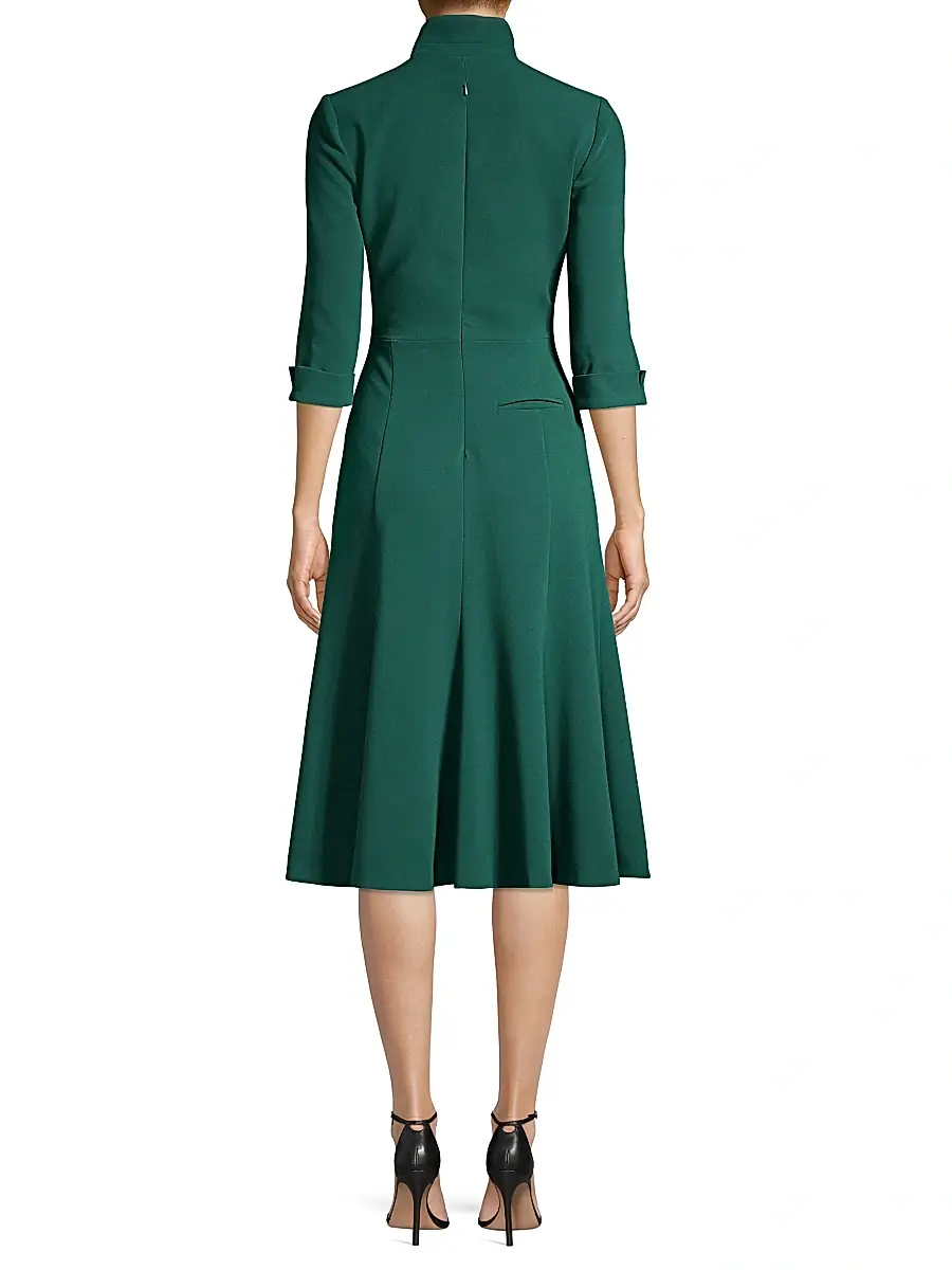 BLACK HALO Women's Kensington Fit & Flare Dress - Pacific Blue | Thumbnail 5 BLACK HALO Women's Kensington Fit & Flare Dress - Pacific Blue | Thumbnail 5
