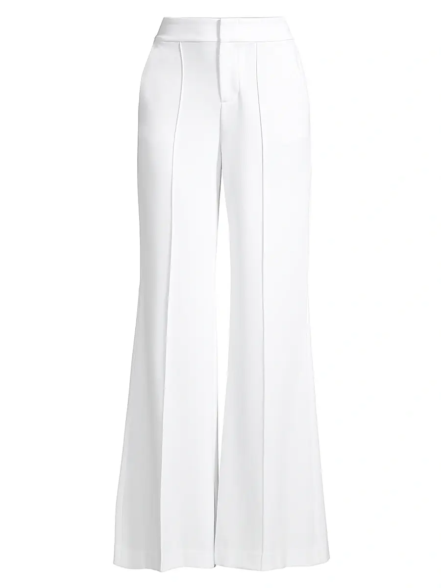 Alice + Olivia Women's Dylan High-Waist Wide-Leg Pants