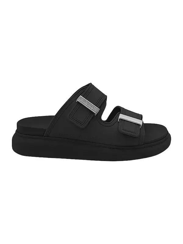 Women's Rubber Double-Strap Slides Women's Rubber Double-Strap Slides
