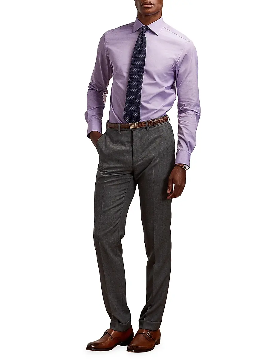 Ralph Lauren Purple Label Men's Aston Dress Shirt | Thumbnail 2 Ralph Lauren Purple Label Men's Aston Dress Shirt | Thumbnail 2