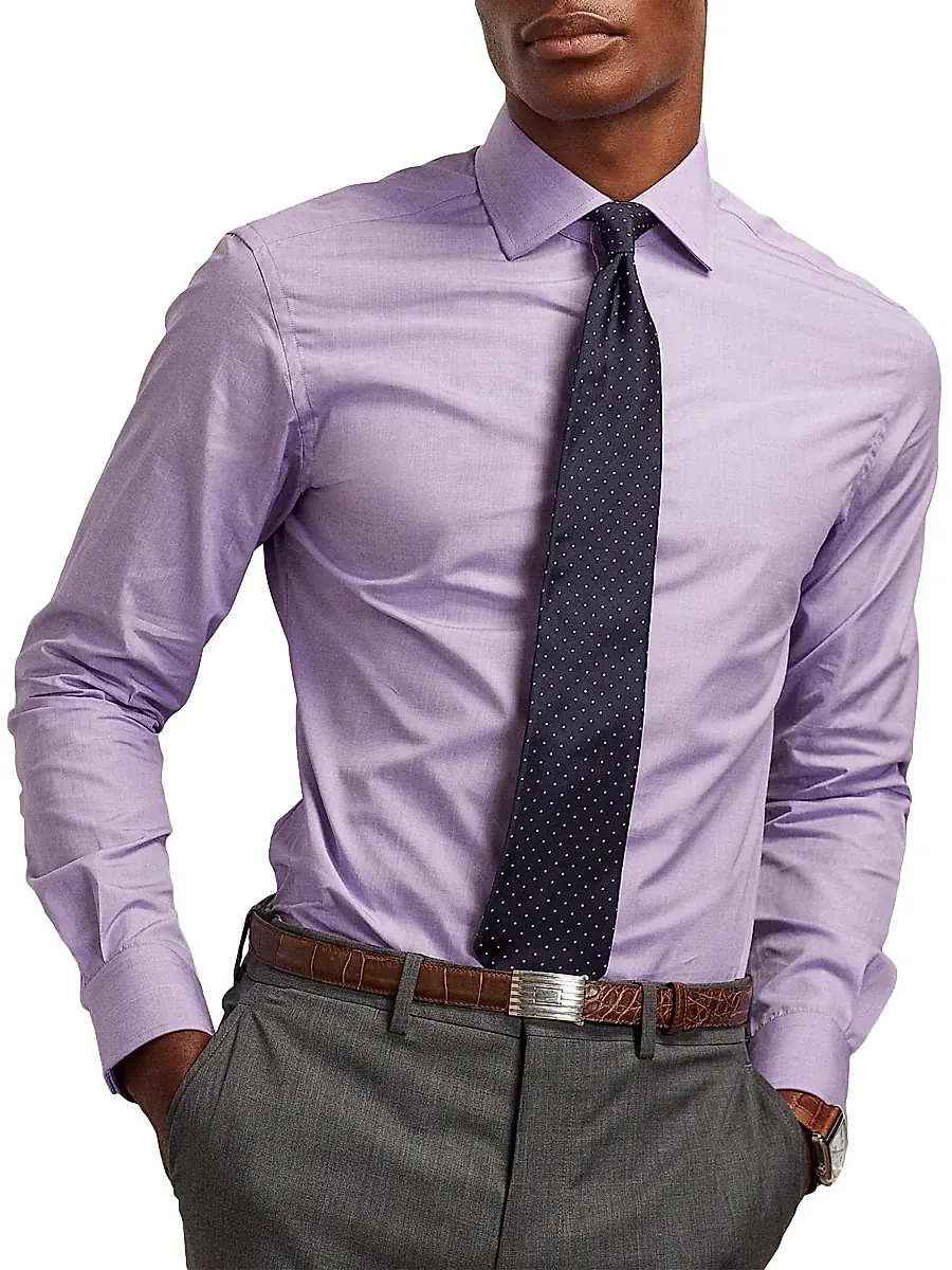 Ralph Lauren Purple Label Men's Aston Dress Shirt | Thumbnail 3 Ralph Lauren Purple Label Men's Aston Dress Shirt | Thumbnail 3