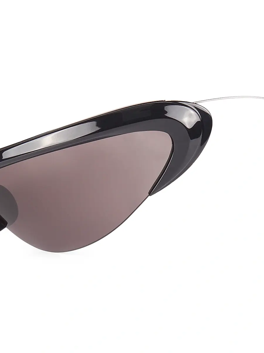 Balenciaga Women's Wire 91MM Shield Sunglasses | Thumbnail 3