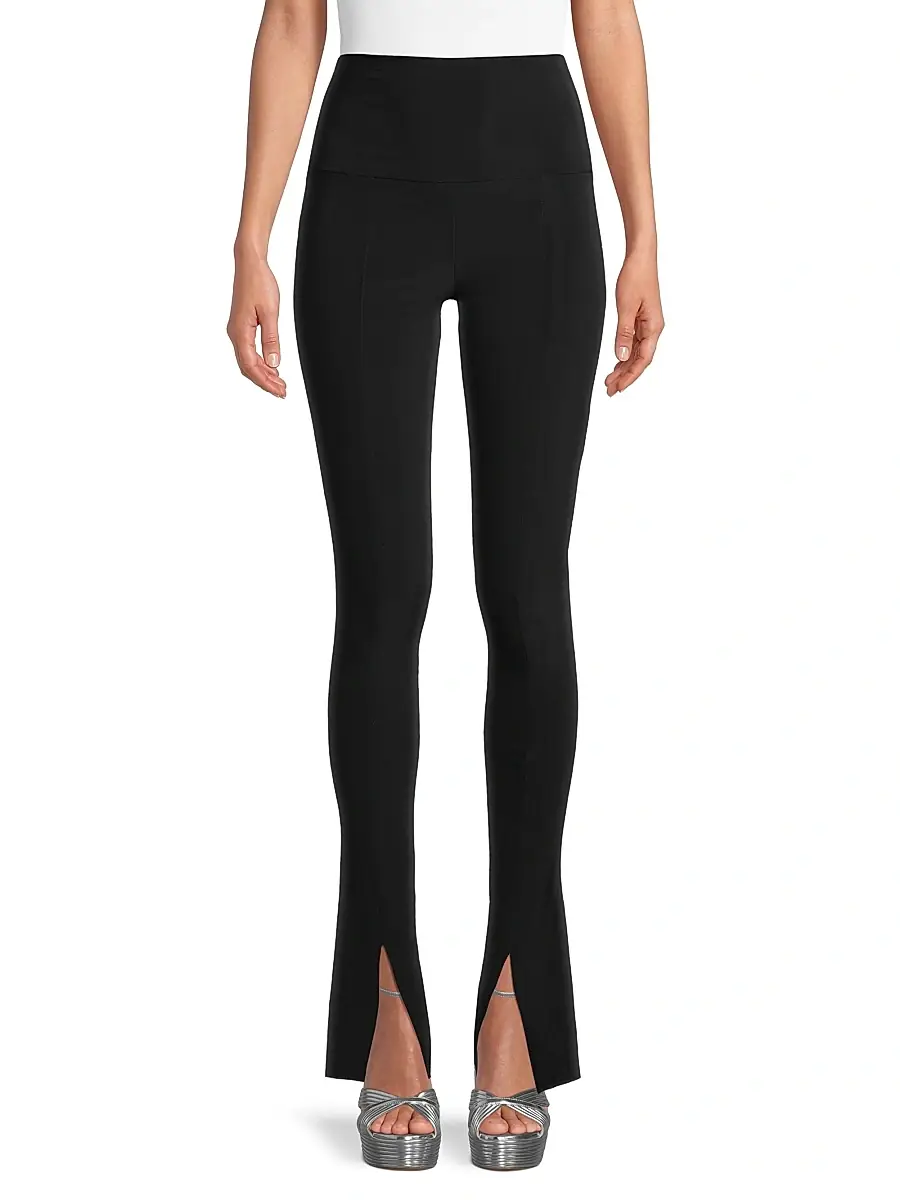 Norma Kamali Women's Spat Jersey Leggings - Black | Thumbnail 3
