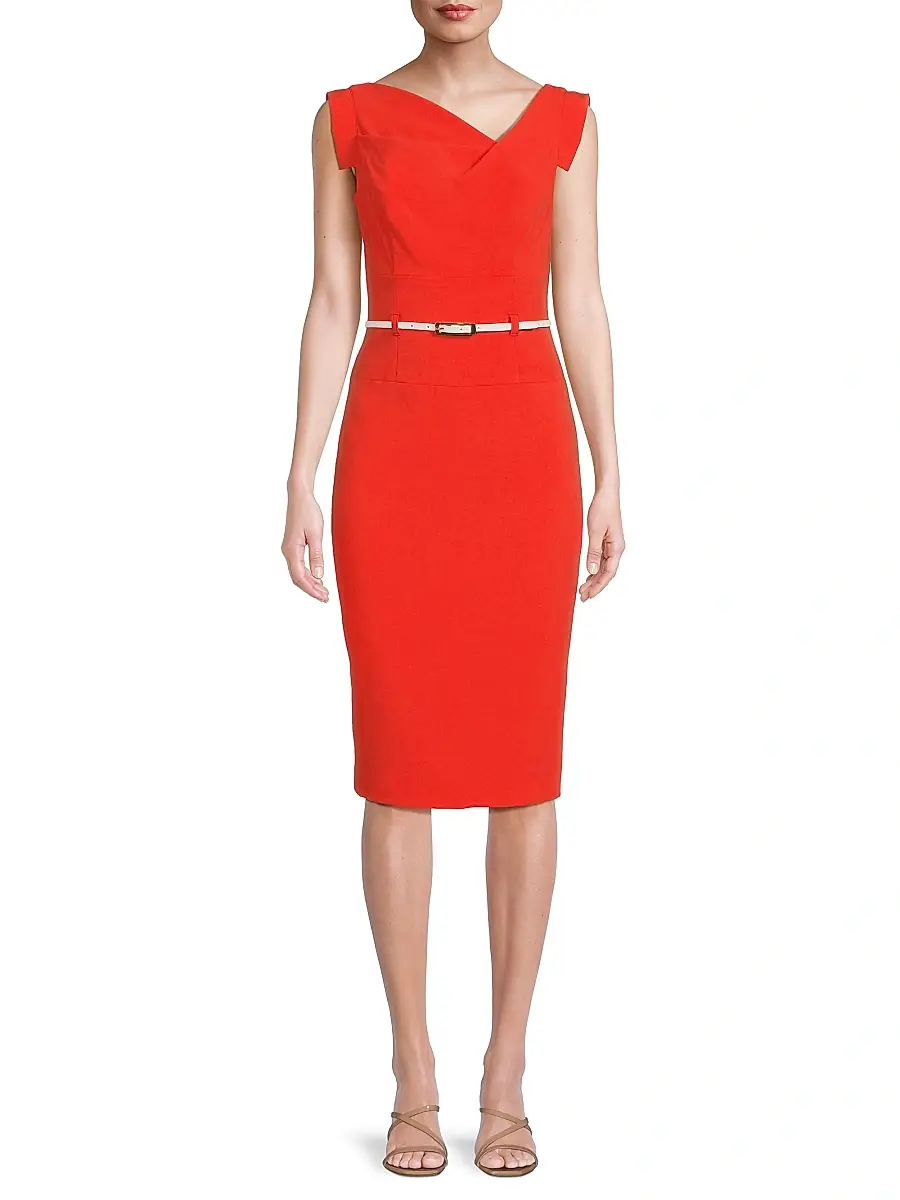 BLACK HALO Women's Jackie O Sheath Dress | Thumbnail 3