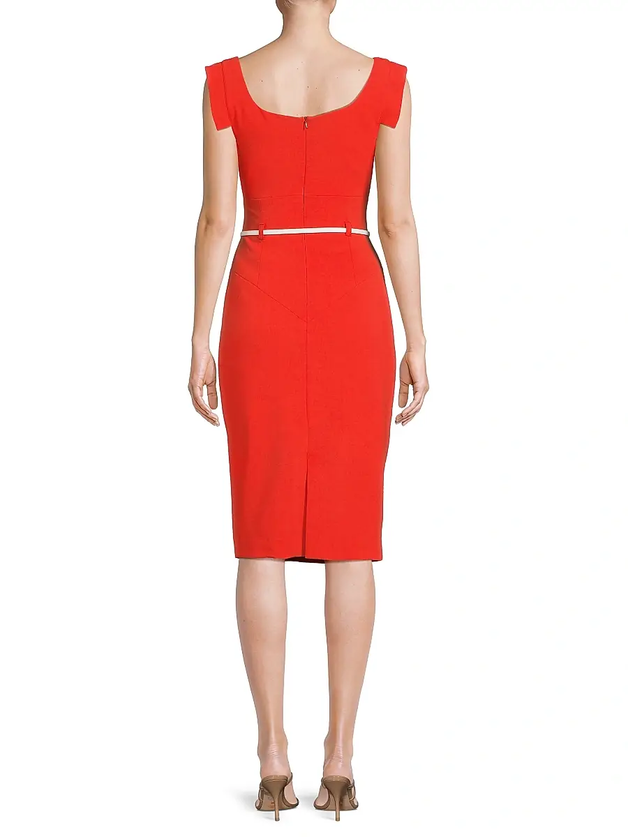 BLACK HALO Women's Jackie O Sheath Dress | Thumbnail 5
