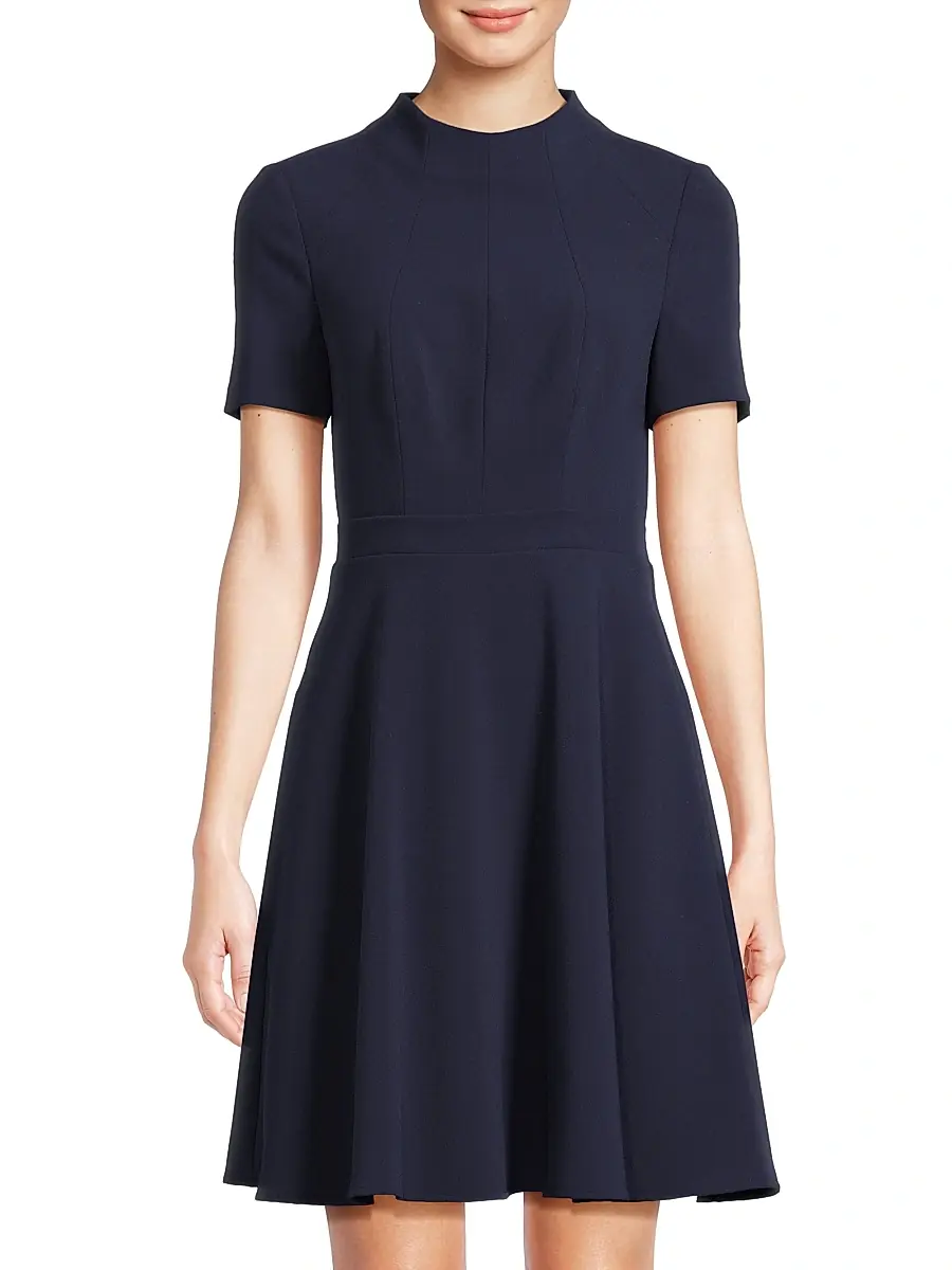 BLACK HALO Women's Mayra Fit & Flare Dress - Pacific Blue | Thumbnail 3 BLACK HALO Women's Mayra Fit & Flare Dress - Pacific Blue | Thumbnail 3