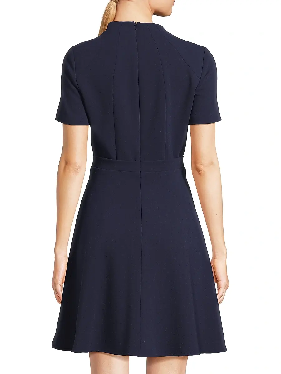 BLACK HALO Women's Mayra Fit & Flare Dress - Pacific Blue | Thumbnail 5 BLACK HALO Women's Mayra Fit & Flare Dress - Pacific Blue | Thumbnail 5