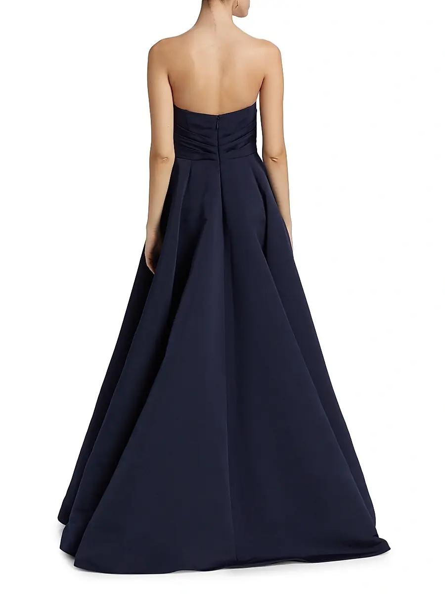 Amsale Women's Asymmetrical Strapless Gown | Thumbnail 5