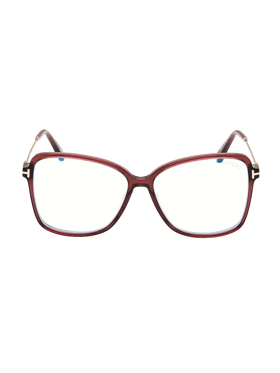 Tom Ford Women's 55MM Blue Block Butterfly Eyeglasses | Thumbnail 2 Tom Ford Women's 55MM Blue Block Butterfly Eyeglasses | Thumbnail 2