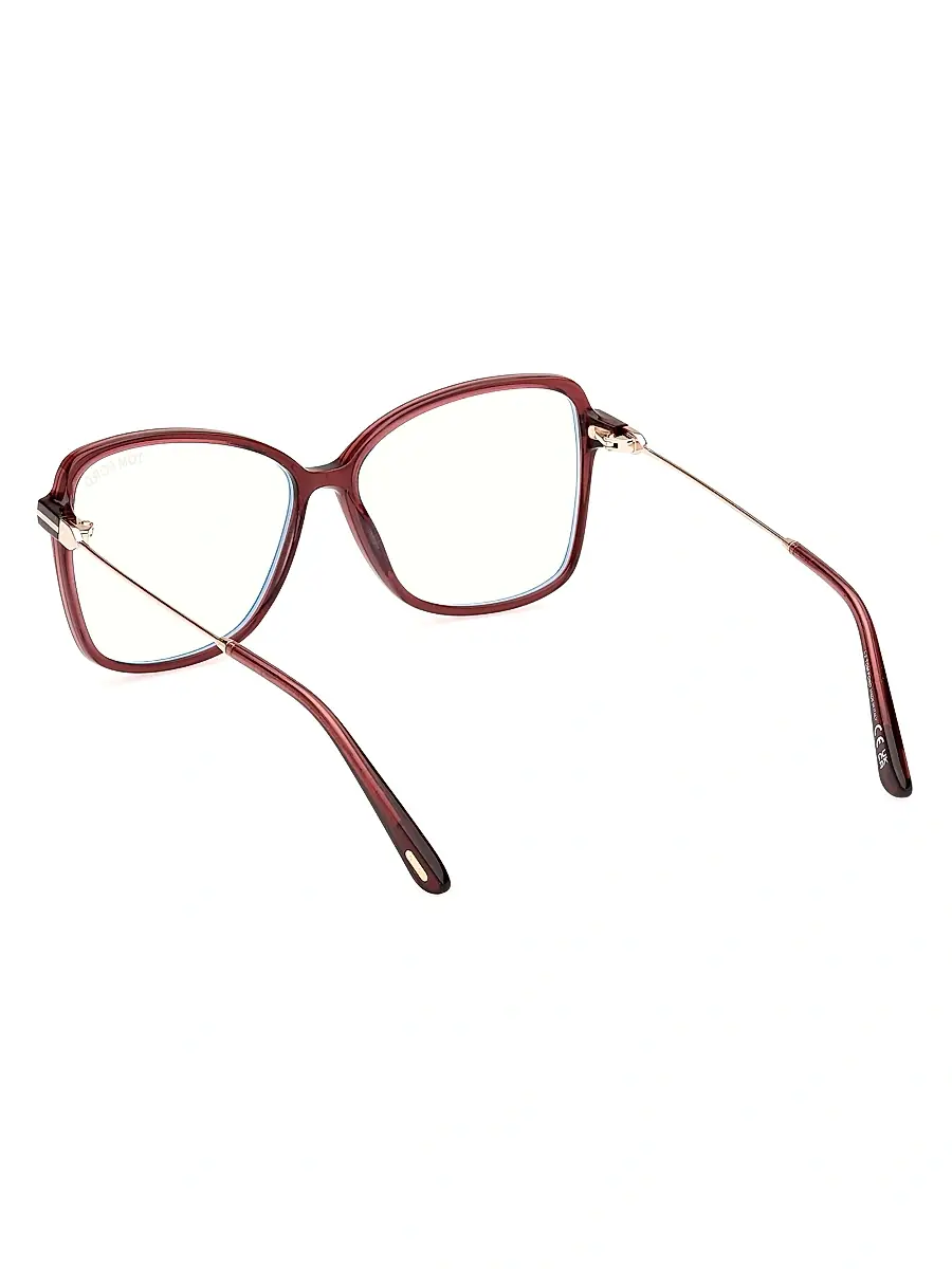 Tom Ford Women's 55MM Blue Block Butterfly Eyeglasses | Thumbnail 5 Tom Ford Women's 55MM Blue Block Butterfly Eyeglasses | Thumbnail 5