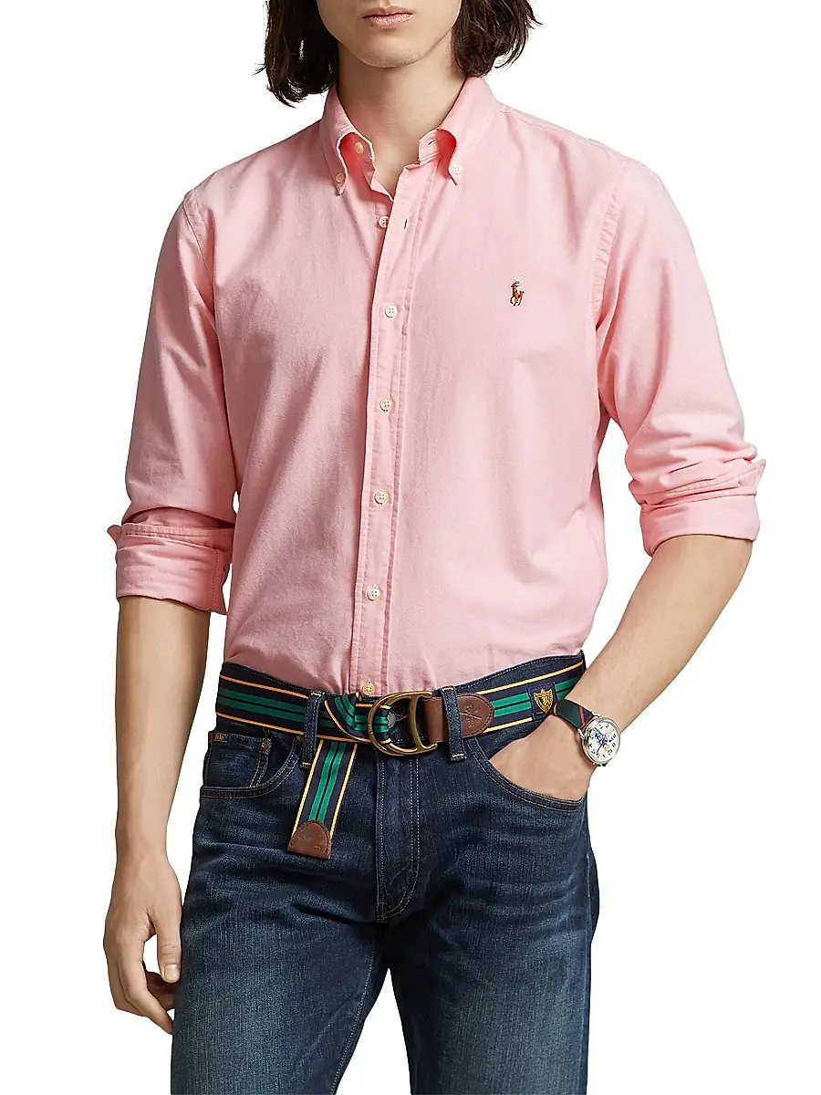Polo Ralph Lauren Men's Classic-Fit Cotton Oxford Shirt | Thumbnail 3 Polo Ralph Lauren Men's Classic-Fit Cotton Oxford Shirt | Thumbnail 3