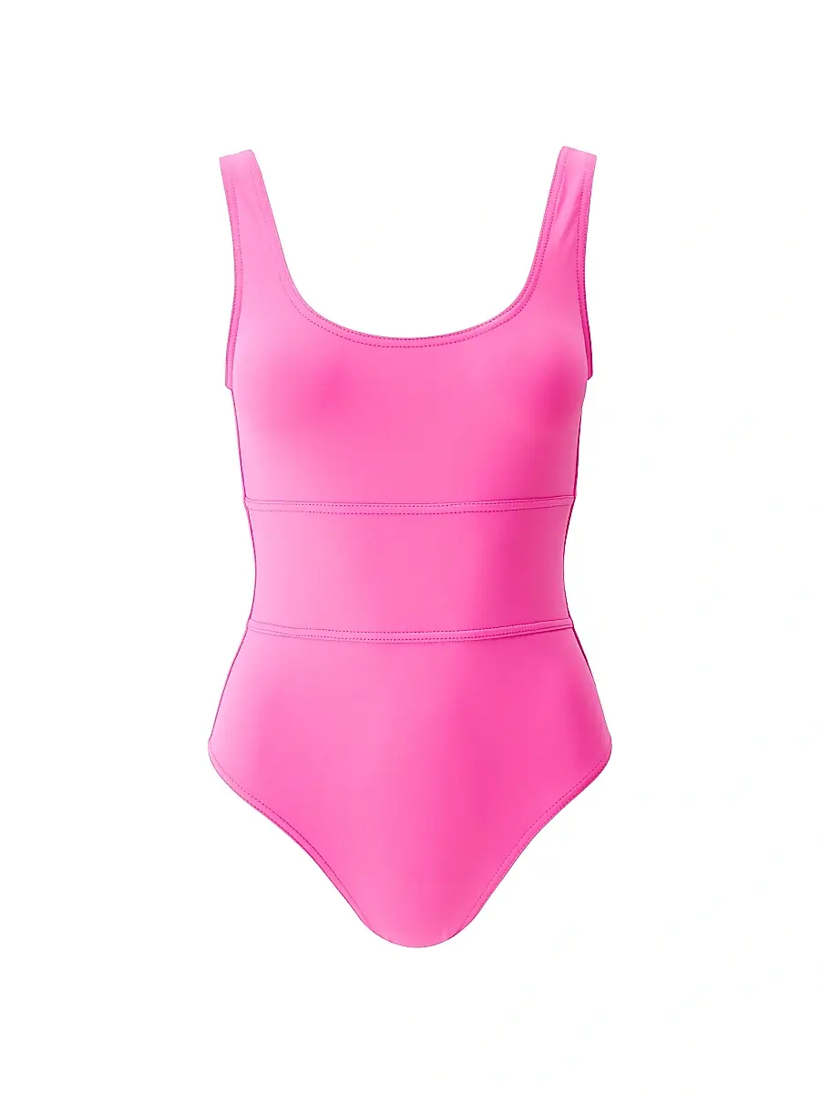 Melissa Odabash Women's Perugia Scoopneck One-Piece Swimsuit - Watermelon | Image 1 Melissa Odabash Women's Perugia Scoopneck One-Piece Swimsuit - Watermelon | Image 1