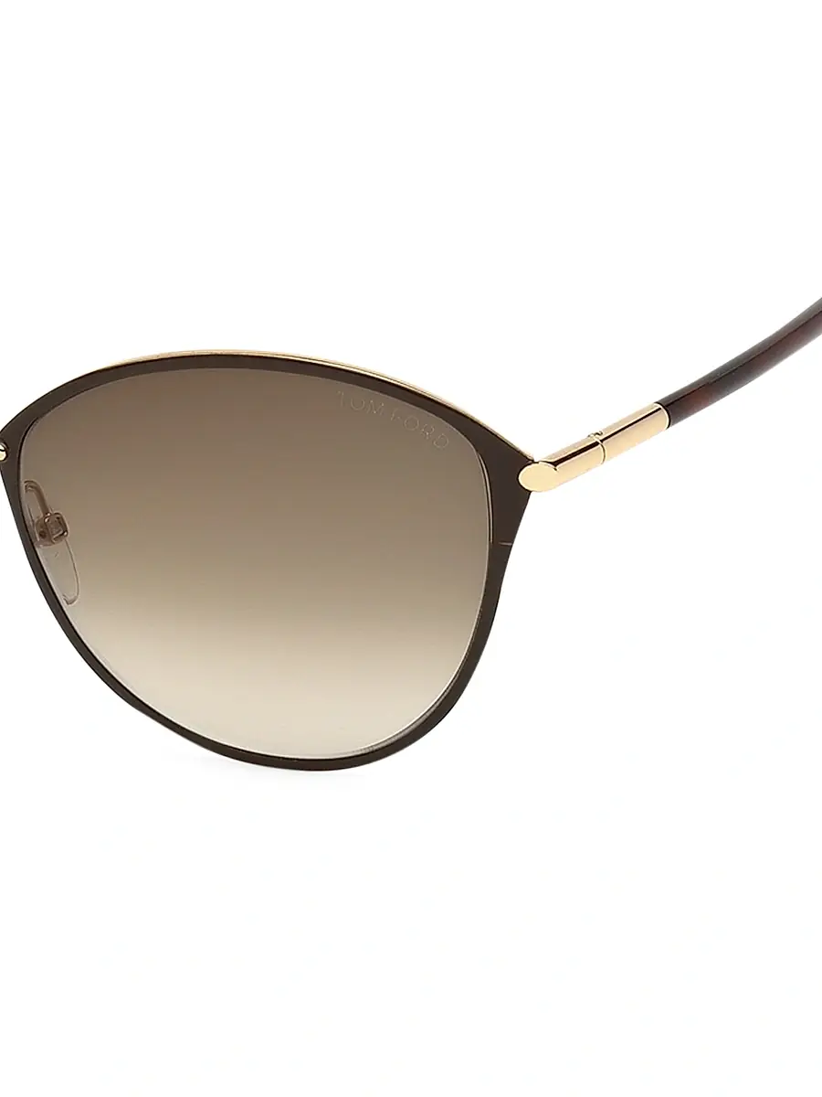 Tom Ford Women's Penelope 59MM Polarized Lens Oversize Round Sunglasses | Thumbnail 4 Tom Ford Women's Penelope 59MM Polarized Lens Oversize Round Sunglasses | Thumbnail 4