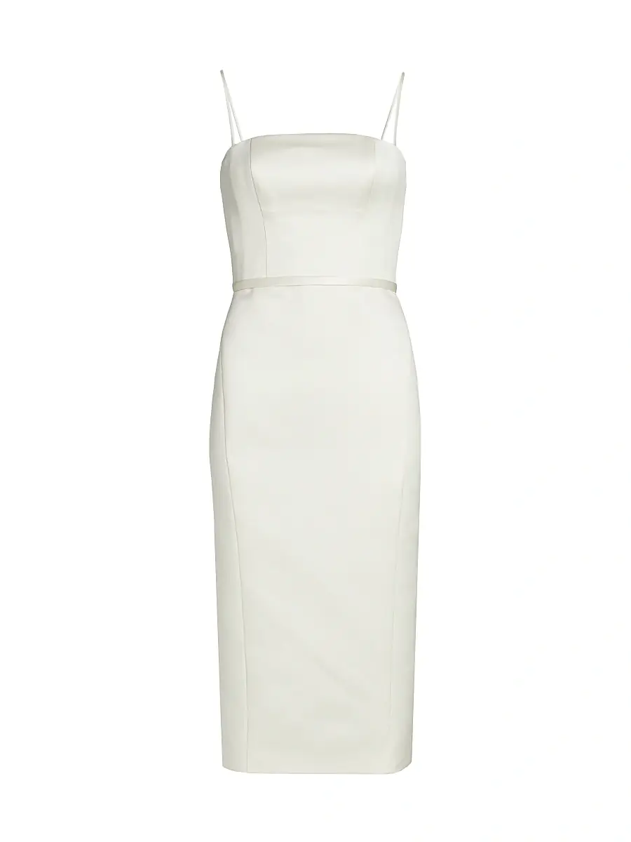 Amsale Women's Duchess Satin Sheath Dress